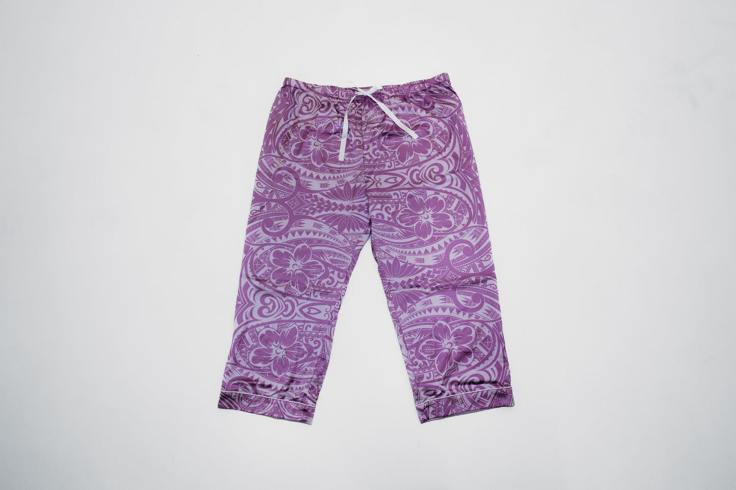 Plus Violet Culture Satin Sleepwear Set