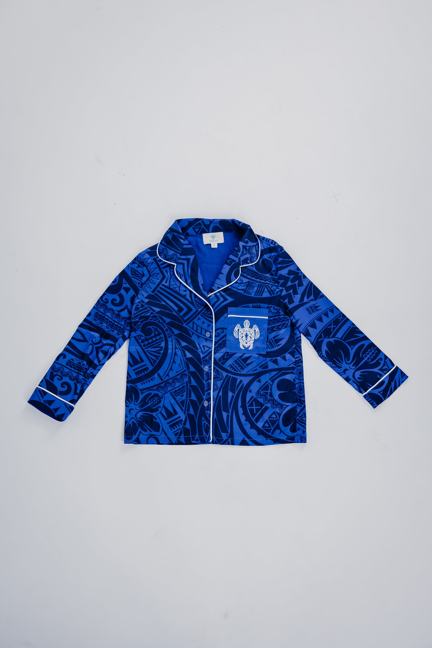 Blue moon culture satin women long sleeve sleepwear set