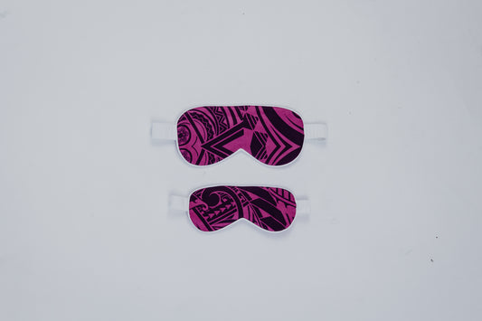 Purple potion culture satin kids eye mask